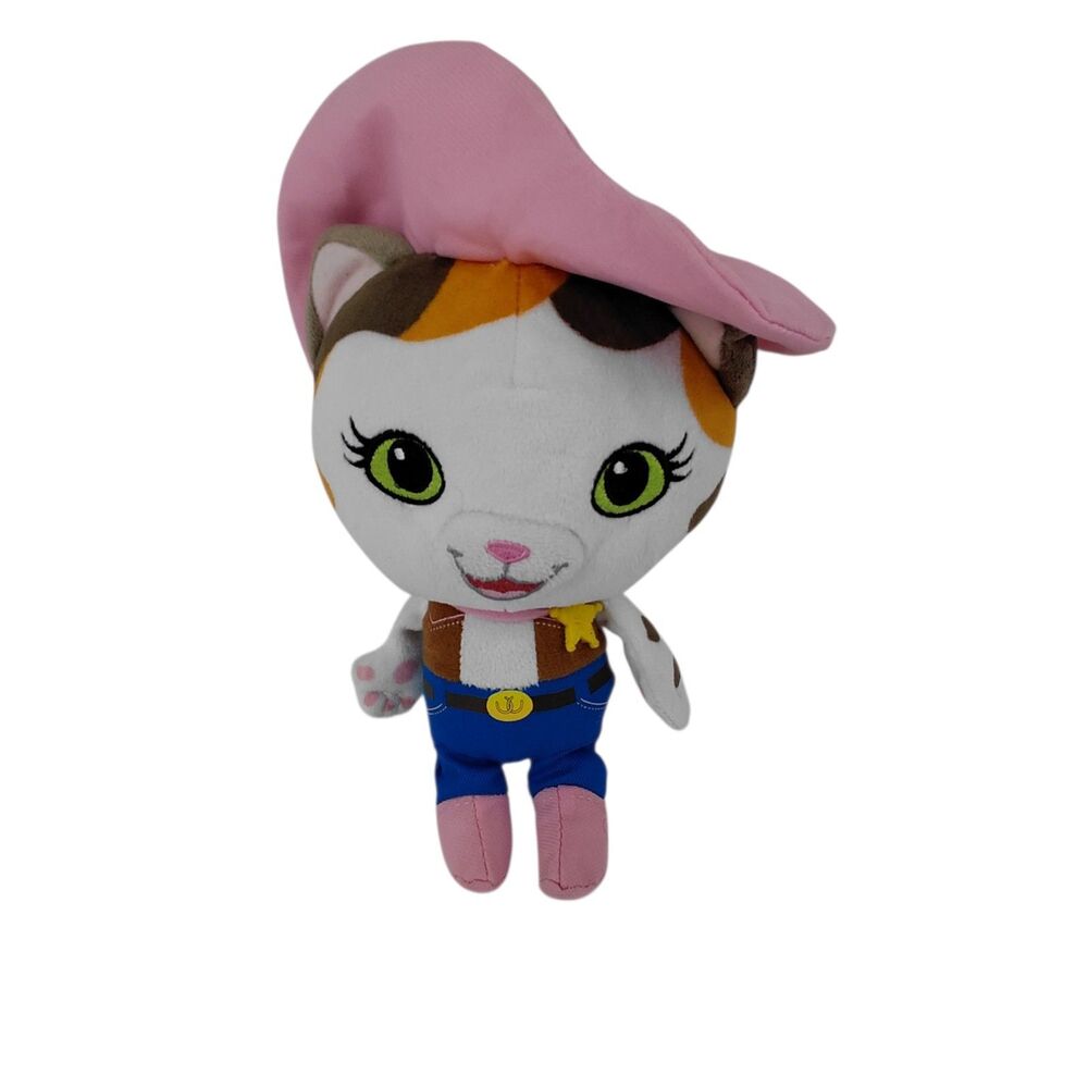 Disney Junior Jr. Sheriff Callie Cat Wild West Stuffed Animal Plush Toy